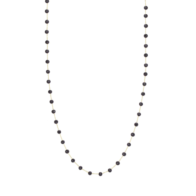 Collier Ika Obsidienne doré or Collier - Pendentif Femme Collier - Pendentif- Bijoux et accessoires pas chers pour femme Luzaka Ref.68594