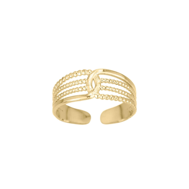 Large choix de Bague de bijoux en acier, de montres et de sacs à main sur luzaka.com. Bague Rialto acier doré or - Réf : 69256