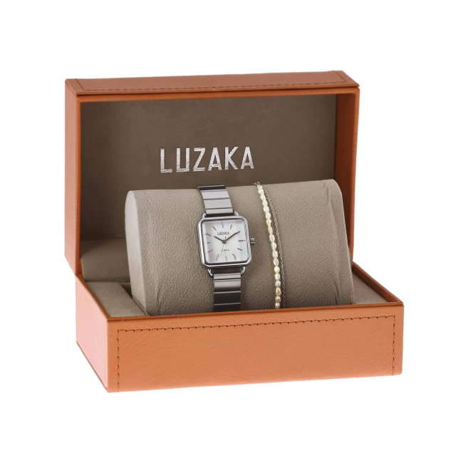 Coffret cadeau Zoé argenté Coffret Femme - Bijoux et accessoires pas chers pour femme Luzaka Ref.69607