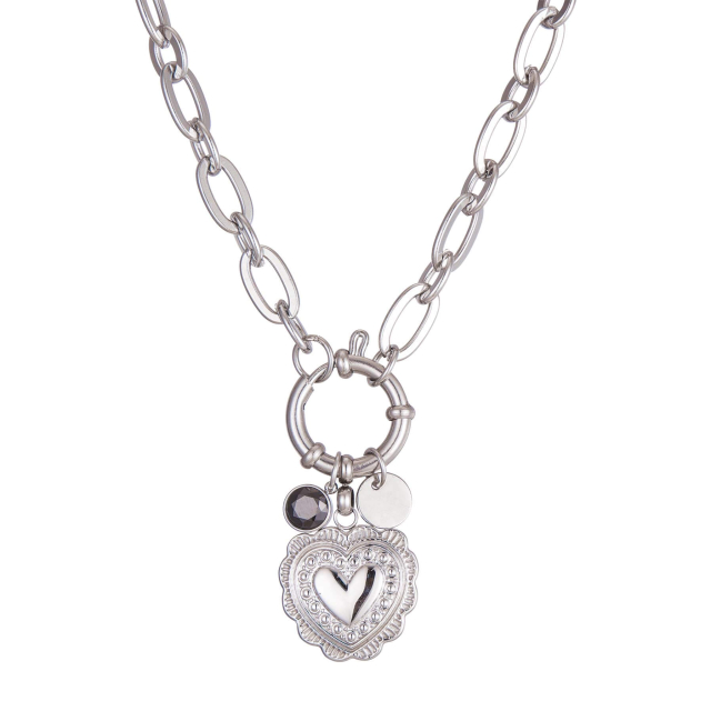 Collier Amok acier Collier - Pendentif Femme Collier - Pendentif- Bijoux et accessoires pas chers pour femme Luzaka Ref.71991