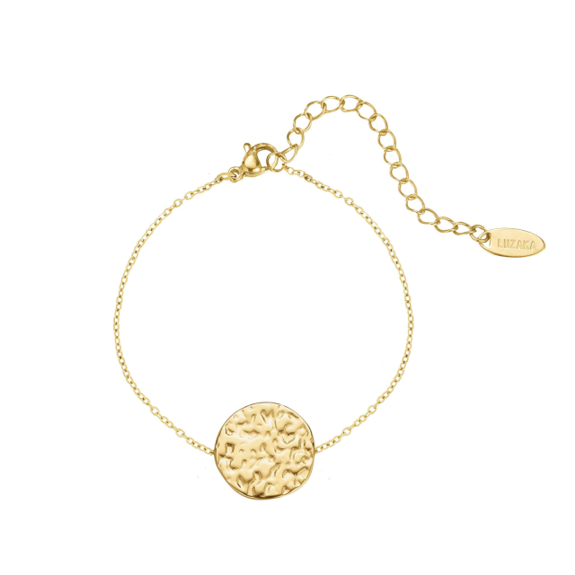 Bracelet Solara acier doré or Bracelet Femme Chaine - Cordon- Bijoux et accessoires pas chers pour femme Luzaka Ref.73353