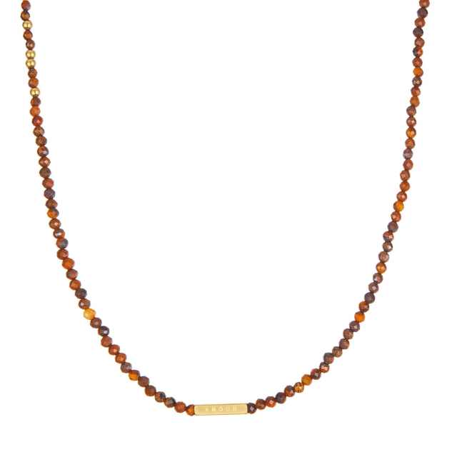 Collier Amour Oeil du tigre Collier - Pendentif Femme Collier - Pendentif- Bijoux et accessoires pas chers pour femme Luzaka Ref.73469