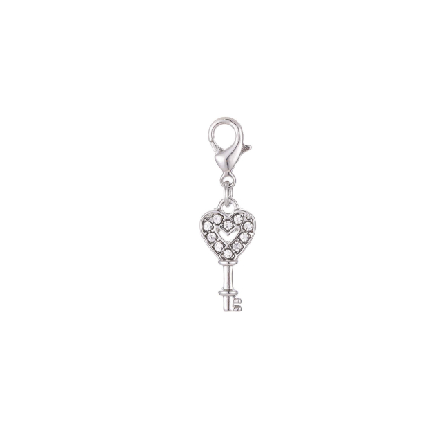 Charm Clé strass Charm Femme - Bijoux et accessoires pas chers pour femme Luzaka Ref.73858