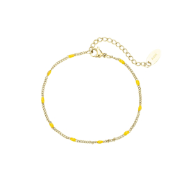 Bracelet Jonc Fin Crochet Doré - Bijou Femme Style Bohème, Ajustable, Alliage