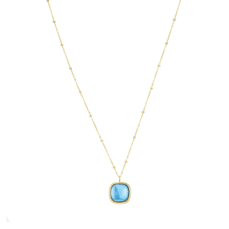 Collier Ajar océan doré or Collier - Pendentif Femme Collier - Pendentif- Bijoux et accessoires pas chers pour femme Luzaka Ref.68853