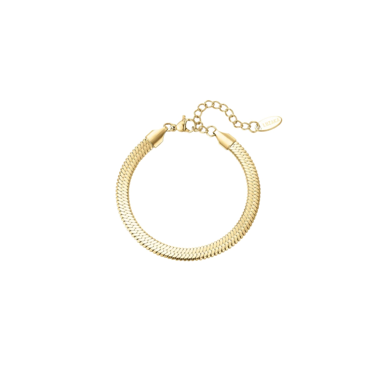 Bracelet Maille plate doré or : Large choix de bracelets