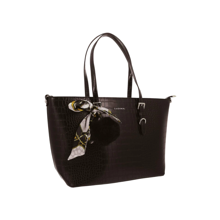 Sac cabas noir femme pas cher discount