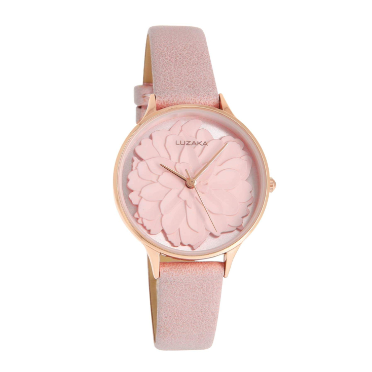 Montre rose top poudré