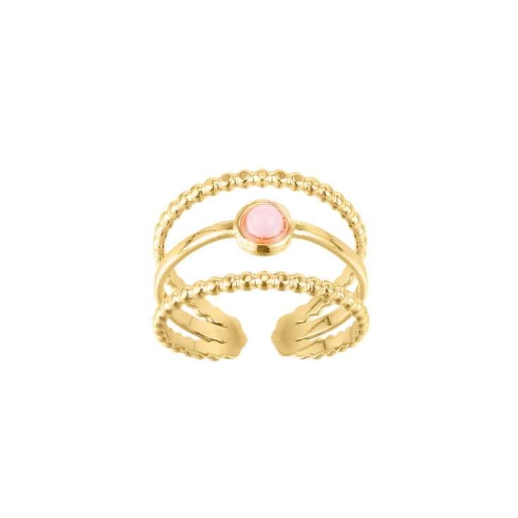 Bague P pite Quartz rose Les plus belles bagues pour femme et