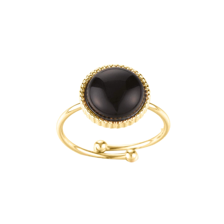 Bague Luna Obsidienne