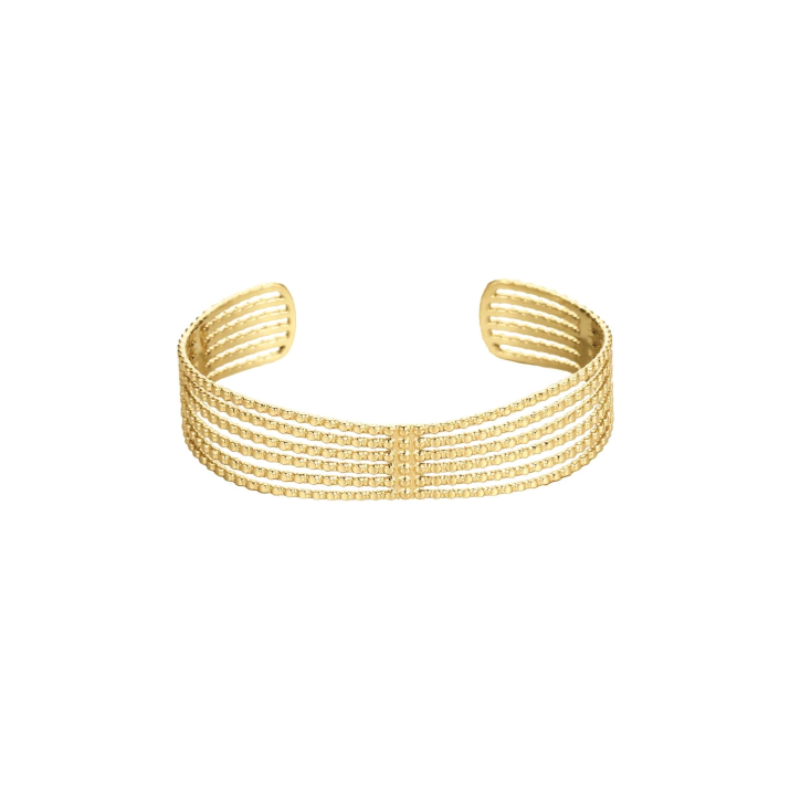 Jonc Perles acier doré or : Large choix de bracelets, manchettes, joncs pour  femme pas chers. Trouver votre nouveau bracelet femme !
