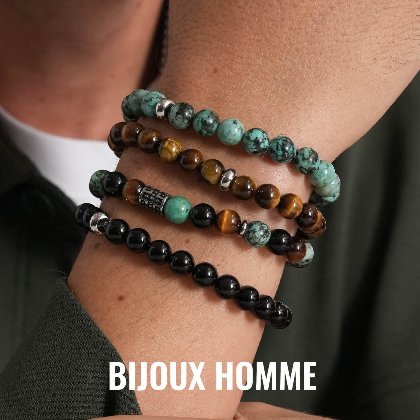 Bijoux homme pas cher, acier inoxydable, doré or, argenté, intemporels petit budget